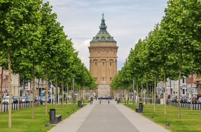 Mannheimer Wasserturm Augustaanlage